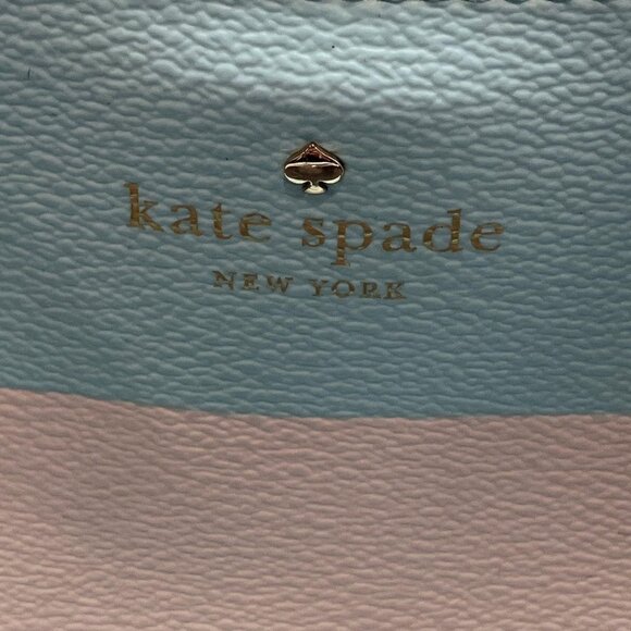 Kate Spade Hawthorne Lane Grace Blue / Cement Julie Stripe Ryan Tote Bag - Picture 4 of 8